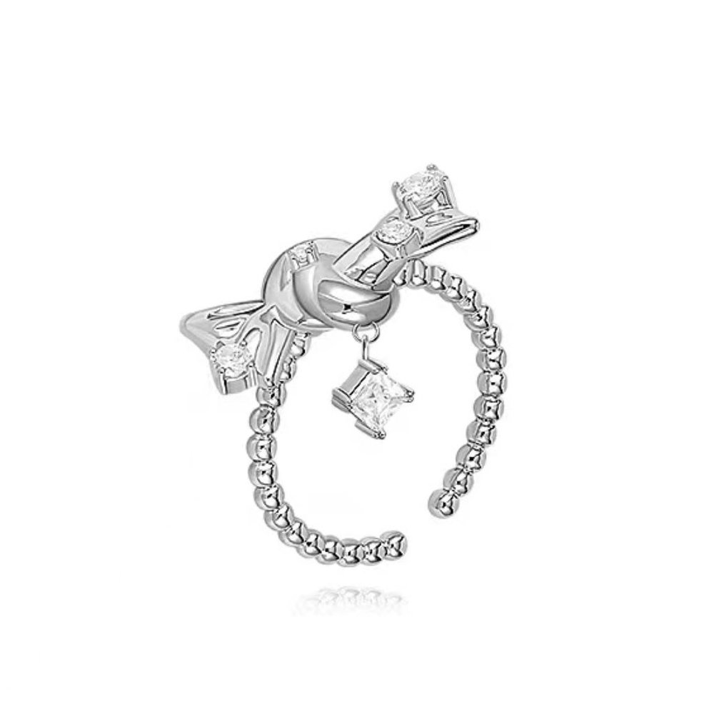 Zircon candy open ring girl
